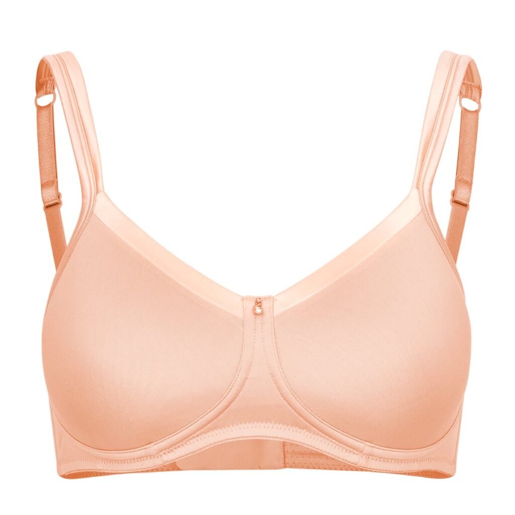 reggiseno satin trimm 134 albicocca